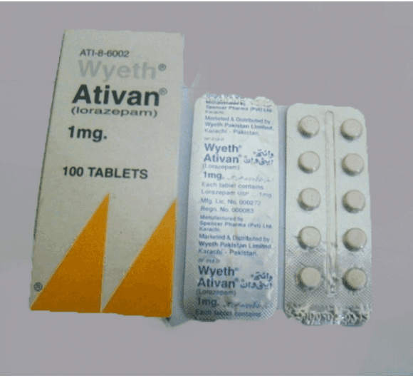 ATIVAN 1MG (Lorazepam) 1MG product image