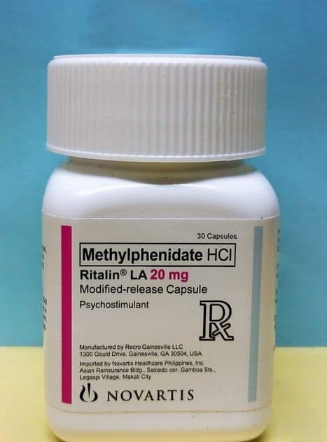 RITALIN 20MG (Methylphenidate) packaging and bottle