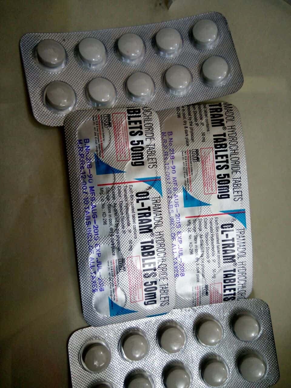 Tramadol 50 Mg 100 Mg packaging and bottle