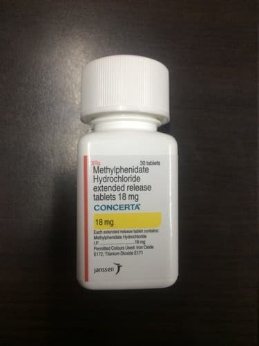 CONCERTA 18MG (Methylphenidate) pharmaceutical product
