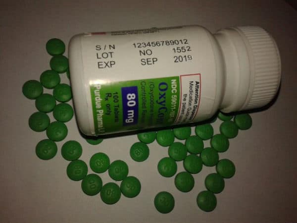 OXYCONTIN 80MG (Oxycodone) packaging and bottle