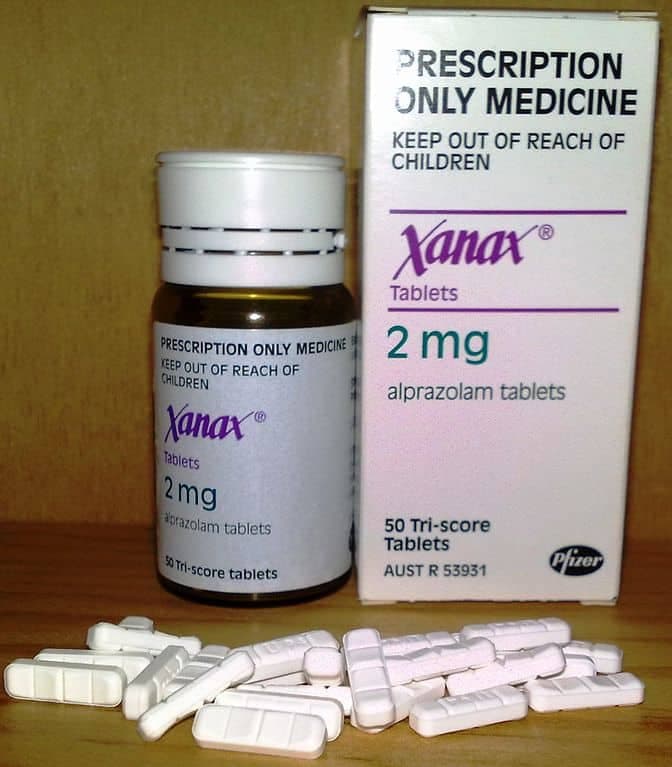 XANAX 2MG (Alprazolam) front view