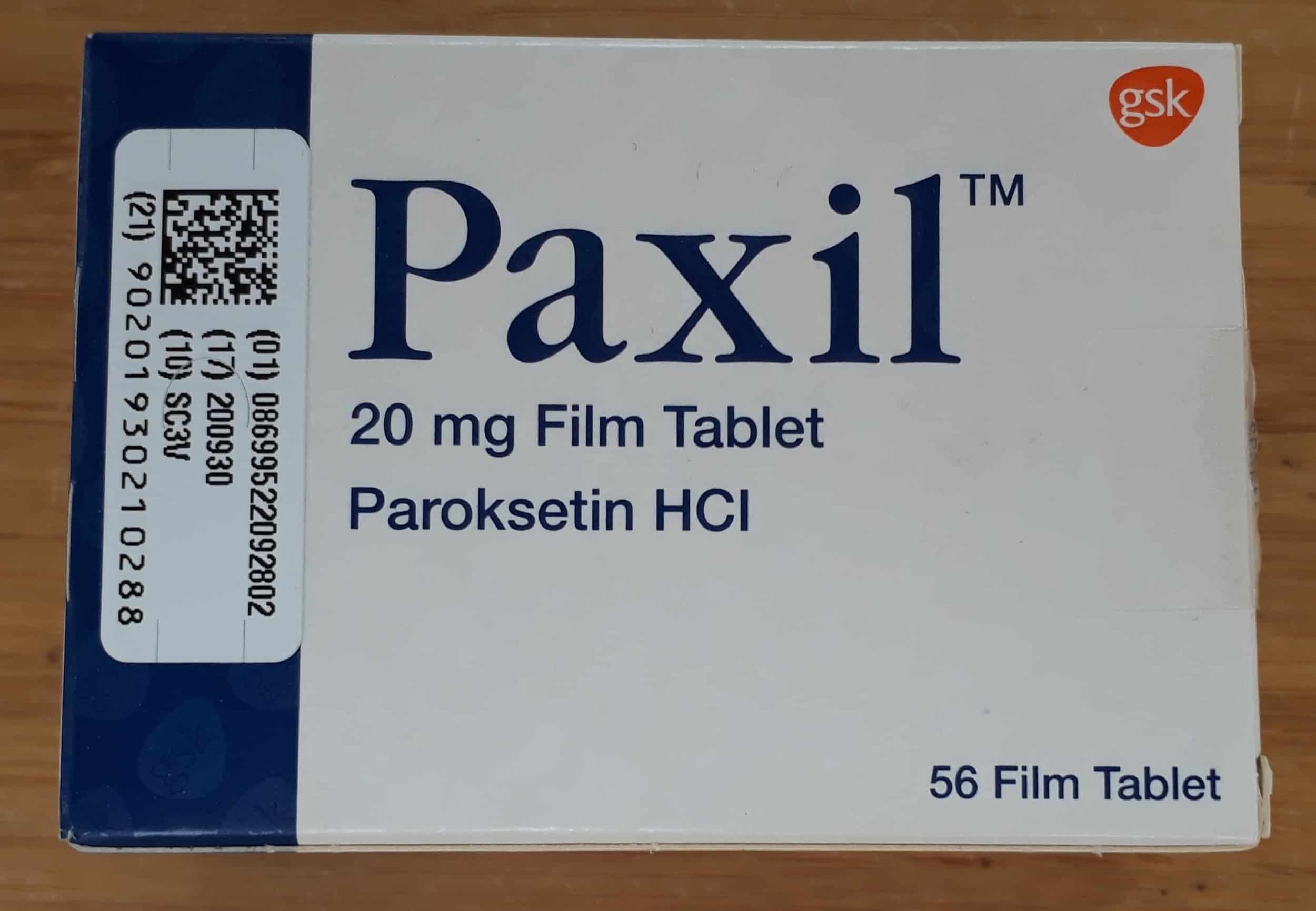 Paxil ( Paroxetine ) 20 Mg 40 Mg 20 Mg product image