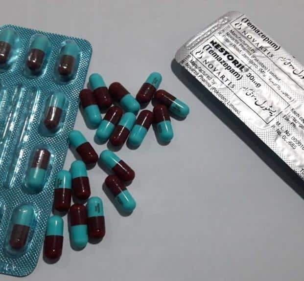 Restoril ( Temazepam ) 15 mg packaging and bottle