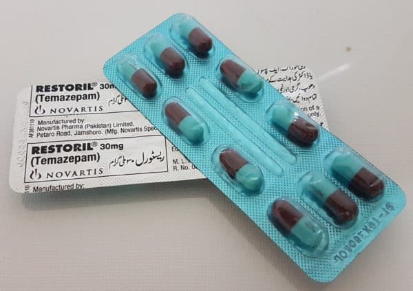 Restoril ( Temazepam ) 15 mg pharmaceutical product