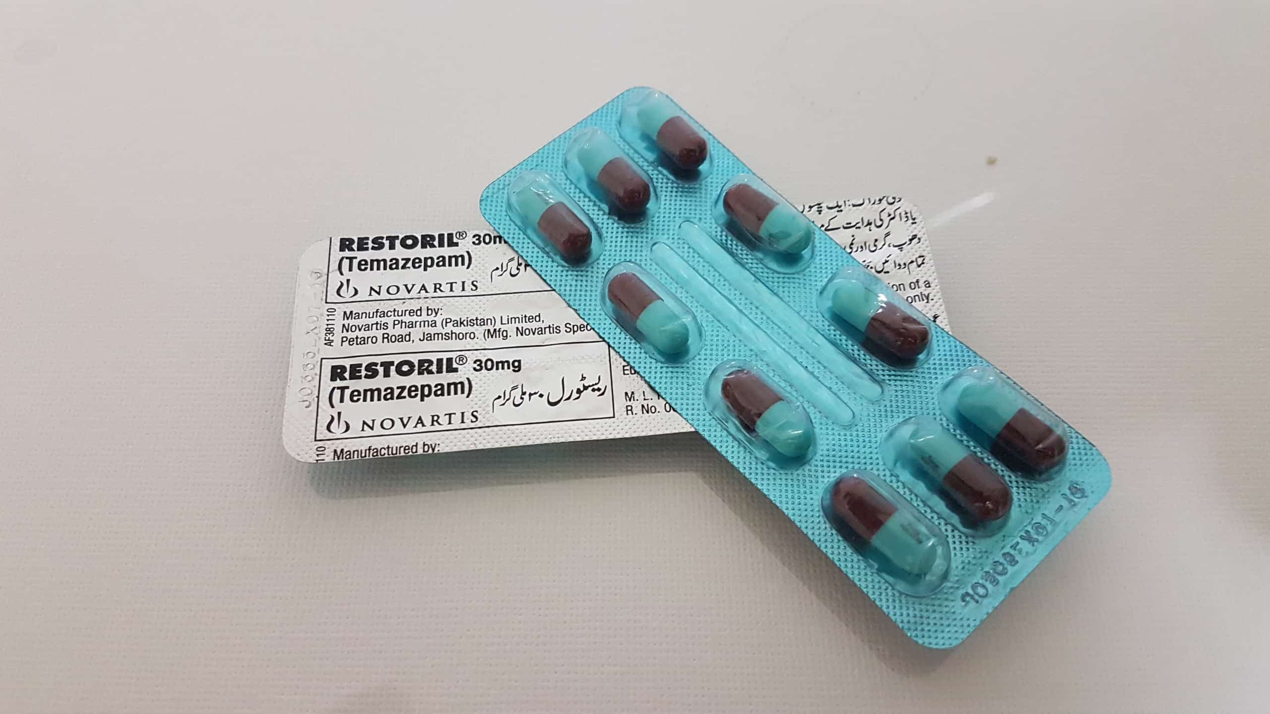 RESTORIL 30MG (Temazepam) pharmaceutical product