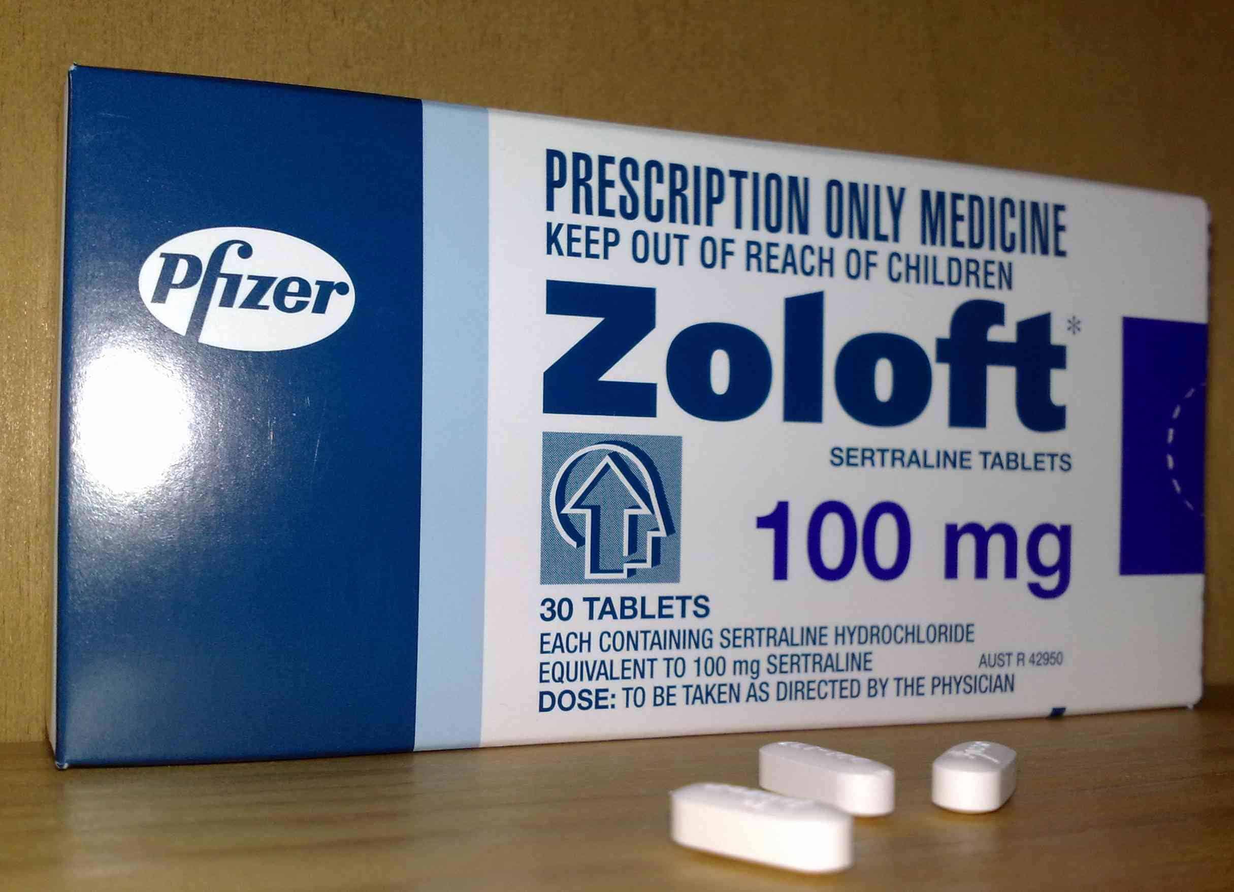Zoloft ( Sertraline ) 50 Mg 100 Mg detailed view
