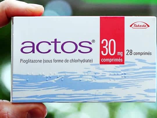 Actos ( Pioglitazone ) 30 Mg front view