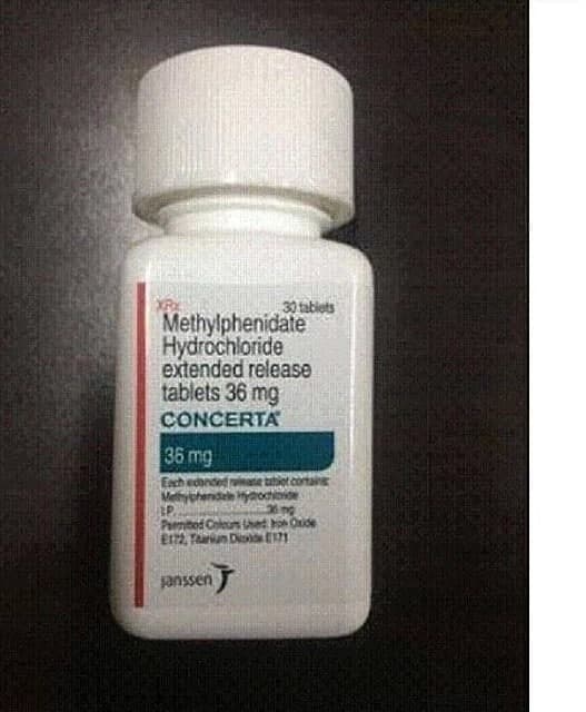 CONCERTA 36MG (Methylphenidate) pharmaceutical product