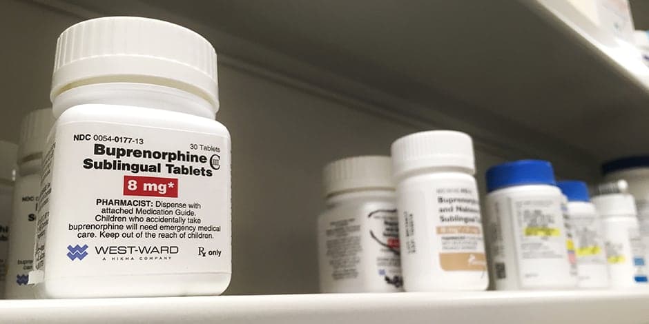 Buprenorphine 2 Mg 8 Mg Suboxone ( Subutex ) front view