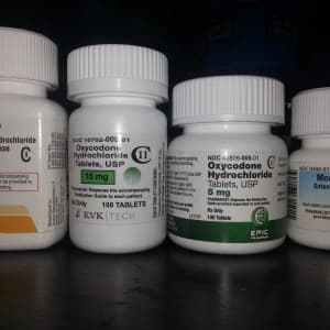 OXYCODONE 15MG 10MG (Roxicodone ) front view