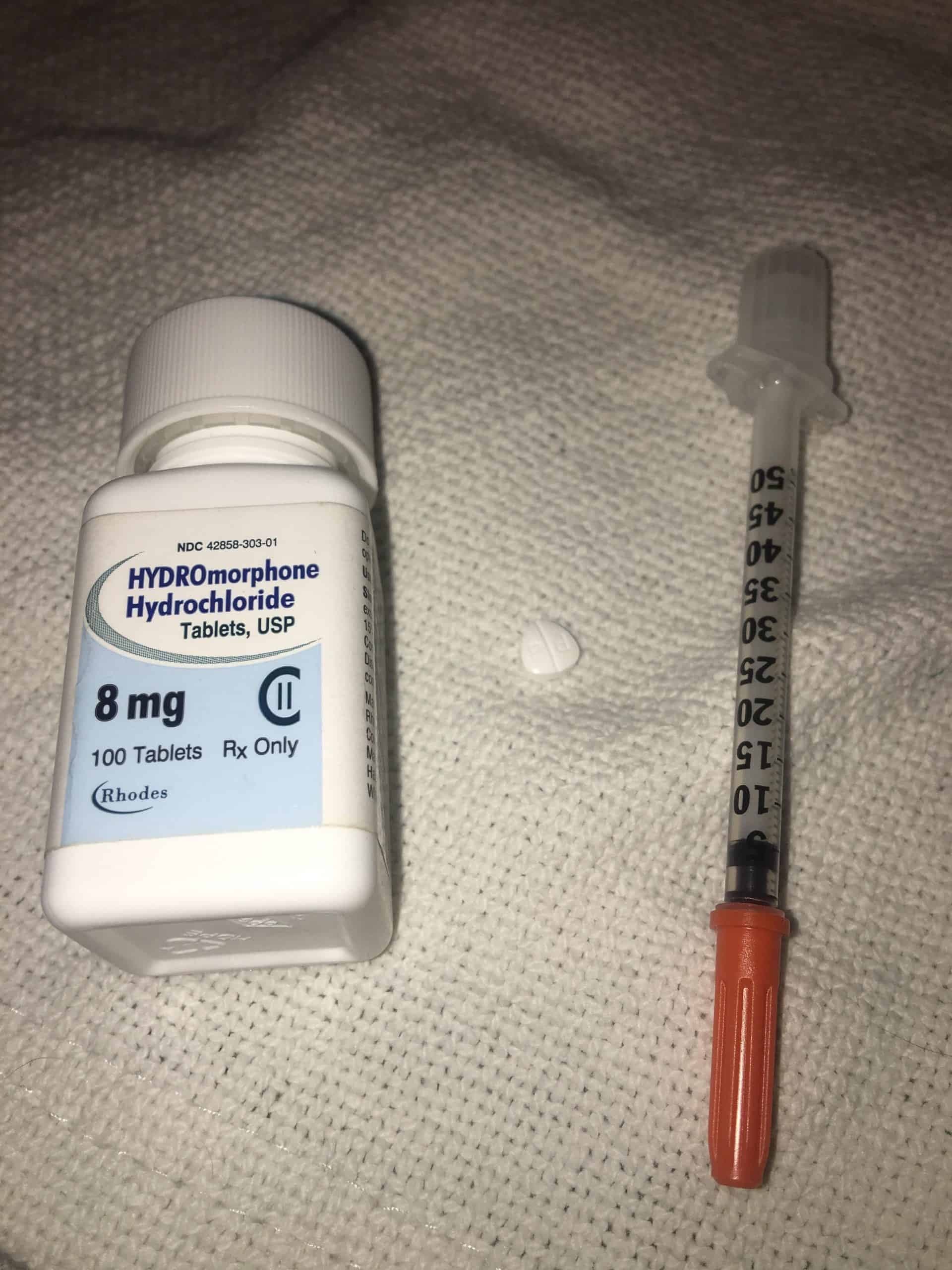 Dilaudid (Generic) 2MG 4MG 8MG packaging and bottle