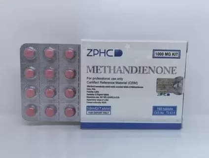 Methandienone  - product packaging