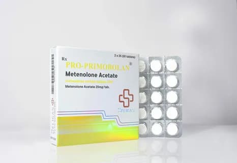 Methenolone Acetate  - product packaging