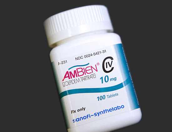 AMBIEN 10MG (Zolpidem) front view