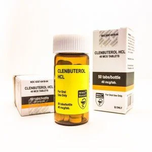 CLENBUTEROL 50TABS [40MCG / 1TAB] - HILMA BIOCARE